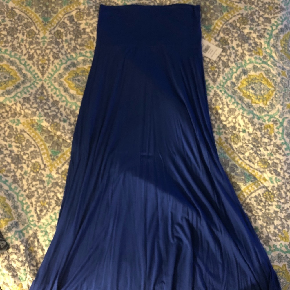Blue Maxi Skirt